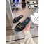 Louis Vuitton Calf Leather LV Dauphine Lock it Flat Mules Black 2020
