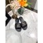 Louis Vuitton Calf Leather LV Dauphine Lock it Flat Mules Black 2020