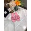 Louis Vuitton Calf Leather LV Dauphine Lock it Flat Mules Pink 2020