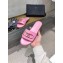 Louis Vuitton Calf Leather LV Dauphine Lock it Flat Mules Pink 2020