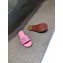 Louis Vuitton Calf Leather LV Dauphine Lock it Flat Mules Pink 2020
