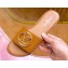 Louis Vuitton LV Circle Lock it Flat Mules Calf Leather Brown 2020