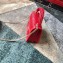 Miu Miu Miu Confidential Matelassé Leather Bag 5BA094 Red