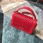 Miu Miu Miu Confidential Matelassé Leather Bag 5BA094 Red