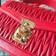 Miu Miu Miu Confidential Matelassé Leather Bag 5BA094 Red