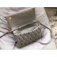 Miu Miu Matelassé Leather Mini Bag 5BH080 Gray
