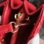 Miu Miu Miu Confidential Matelassé Nappa Leather Bag 5BA126 Red