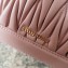 Miu Miu Miu Confidential Matelassé Nappa Leather Bag 5BA126 Pink