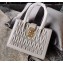 Miu Miu Miu Confidential Matelassé Nappa Leather Bag 5BA126 Gray