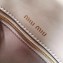Miu Miu Miu Confidential Matelassé Nappa Leather Bag 5BA126 Gray