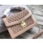 Miu Miu Miu Confidential Matelassé Leather Bag 5BA094 Nude