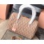 Miu Miu Matelassé Leather Top Handle Bag 5BB033 Nude