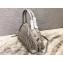 Miu Miu Matelassé Leather Shoulder Bag 5BB034 Gray