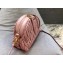 Miu Miu Matelassé Leather Shoulder Bag 5BH092 Pink