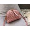 Miu Miu Matelassé Leather Shoulder Bag 5BH092 Pink