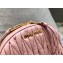 Miu Miu Matelassé Leather Shoulder Bag 5BH092 Pink