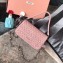 Miu Miu Crystal Leather Bag 5BD417 Pink