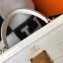 Hermes Kelly 25cm/28cm Bag in Alligator Embossed Leather White