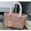 Miu Miu Matelassé Nappa Leather Tote Bag 5BG163 Pink