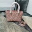 Miu Miu Matelassé Nappa Leather Tote Bag 5BG163 Pink