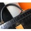 Hermes Kelly 25cm/28cm Bag in Alligator Embossed Leather Black