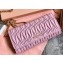 Miu Miu Matelassé Leather Clutch Bag with Chain 5DH002 Pink
