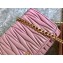 Miu Miu Matelassé Leather Clutch Bag with Chain 5DH002 Pink
