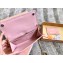 Miu Miu Matelassé Leather Clutch Bag with Chain 5DH002 Pink