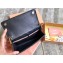 Miu Miu Matelassé Leather Clutch Bag with Chain 5DH002 Black