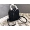 Miu Miu Matelassé Leather Backpack Bag 5BZ022 Black