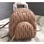 Miu Miu Matelassé Leather Backpack Bag 5BZ015 Nude