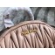 Miu Miu Matelassé Leather Backpack Bag 5BZ015 Nude
