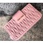 Miu Miu Matelassé Leather Clutch Bag with Strap 5BH042 Pink