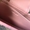 Miu Miu Matelassé Leather Clutch Bag with Strap 5BH042 Pink