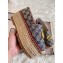 Gucci GG Matelassé Canvas Platform Espadrilles Blue 2020
