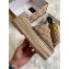 Gucci GG Matelassé Canvas Platform Espadrilles Slippers Beige/Black 2020