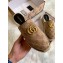 Gucci GG Matelassé Canvas Platform Espadrilles Slippers Beige/Black 2020