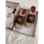 Gucci GG Matelassé Canvas Platform Espadrilles Slides Sandals Coffee 2020