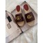 Gucci GG Matelassé Canvas Platform Espadrilles Slides Sandals Coffee 2020