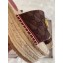 Gucci GG Matelassé Canvas Platform Espadrilles Slides Sandals Coffee 2020