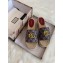 Gucci GG Matelassé Canvas Platform Espadrilles Slides Sandals Blue 2020
