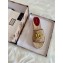 Gucci GG Matelassé Canvas Platform Espadrilles Slides Sandals Beige/Burgundy 2020