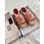 Gucci GG Matelassé Canvas Platform Espadrilles Slides Sandals Pink 2020