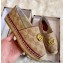 Gucci GG Matelassé Canvas Espadrilles Beige/Burgundy 2020