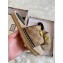 Gucci GG Matelassé Canvas Espadrilles Slides Sandals Beige/Black 2020