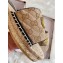 Gucci GG Matelassé Canvas Espadrilles Slides Sandals Beige/Black 2020