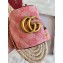 Gucci GG Matelassé Canvas Espadrilles Slides Sandals Pink 2020