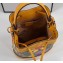 Gucci Ophidia GG Small Bucket Top Handle Bag 550621 Flora Print Yellow