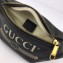 Gucci Vintage Logo Print Small Belt Bag 527792 Black