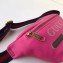 Gucci Vintage Logo Print Small Belt Bag 527792 Fuchsia